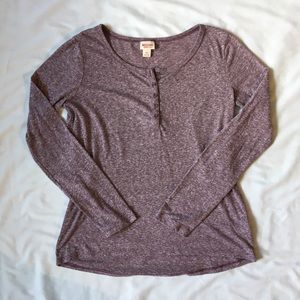 Purple long sleeve tee, Size S